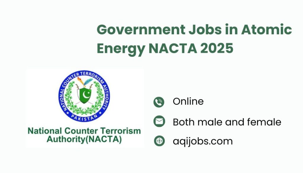 Government Jobs in Atomic Energy NACTA 2025