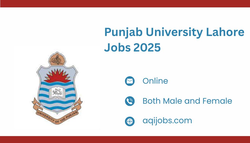 Punjab University Lahore Jobs 2025