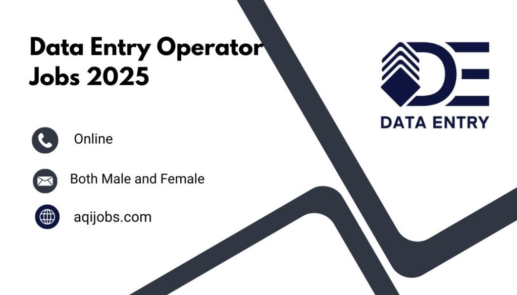 Data Entry Operator Jobs 2025