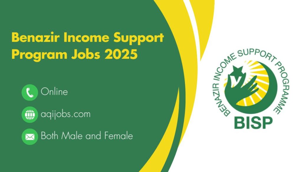 Benazir Income Support Program Jobs 2025