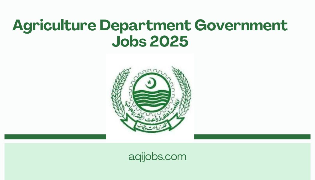 Agriculture Department Government Jobs 2025