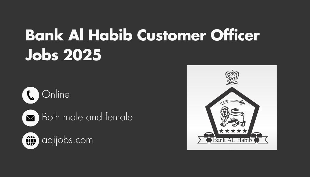 Bank Al Habib Customer Officer Jobs 2025
