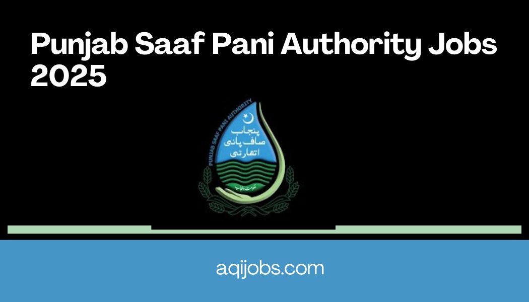 Punjab Saaf Pani Authority Jobs 2025