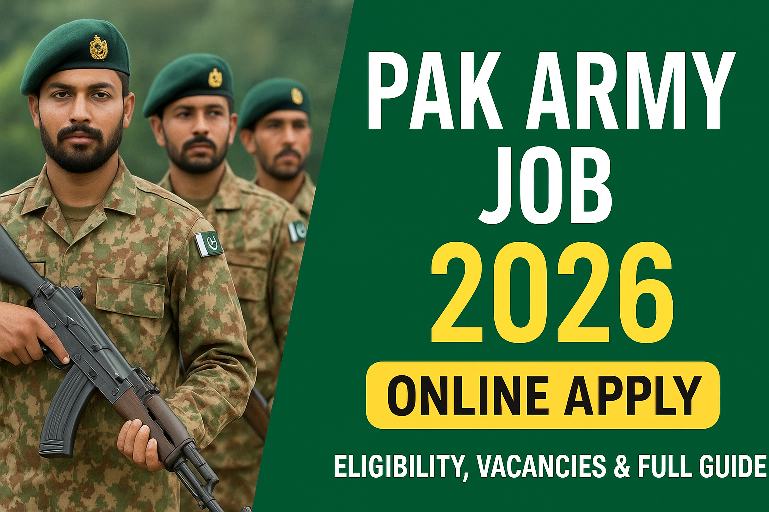 Pak Army Job 2026 Join Now