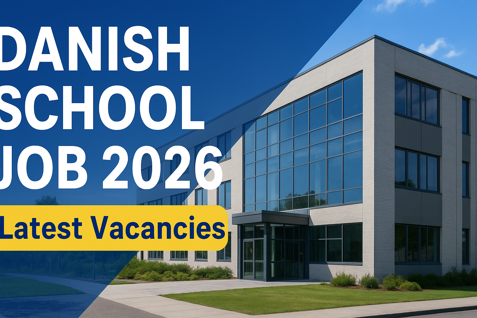 Danish School Job 2026 Join Now